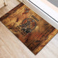 Onuris Rubber Doormat Egyptian War God Slayer of Enemies Spear Lion Ancient Battle