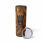 Onuris Skinny Tumbler Egyptian War God Slayer of Enemies Spear Lion Ancient Battle