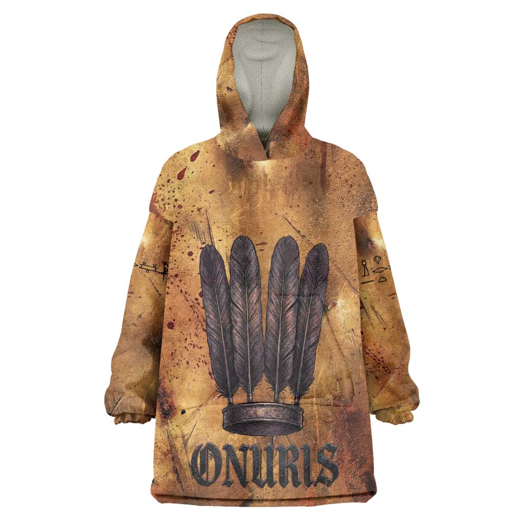 Onuris Wearable Blanket Hoodie Egyptian War God Slayer of Enemies Spear Lion Ancient Battle
