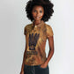 Onuris Women Polo Shirt Egyptian War God Slayer of Enemies Spear Lion Ancient Battle