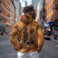 Onuris Zip Hoodie Egyptian War God Slayer of Enemies Spear Lion Ancient Battle
