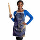 Onuris Apron Cosmic Warrior Egyptian God Eye of Horus Spears Starry Night