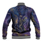 Onuris Baseball Jacket Cosmic Warrior Egyptian God Eye of Horus Spears Starry Night