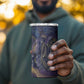Onuris 4 in 1 Can Cooler Tumbler Cosmic Warrior Egyptian God Eye of Horus Spears Starry Night