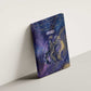 Onuris Canvas Wall Art Cosmic Warrior Egyptian God Eye of Horus Spears Starry Night