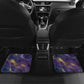Onuris Car Mats Cosmic Warrior Egyptian God Eye of Horus Spears Starry Night