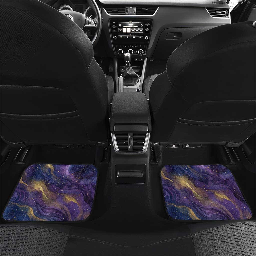 Onuris Car Mats Cosmic Warrior Egyptian God Eye of Horus Spears Starry Night