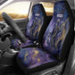 Onuris Car Seat Cover Cosmic Warrior Egyptian God Eye of Horus Spears Starry Night