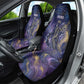 Onuris Car Seat Cover Cosmic Warrior Egyptian God Eye of Horus Spears Starry Night