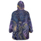 Onuris Kid Wearable Blanket Hoodie Cosmic Warrior Egyptian God Eye of Horus Spears Starry Night