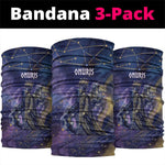 Onuris Neck Gaiter Cosmic Warrior Egyptian God Eye of Horus Spears Starry Night