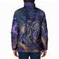 Onuris Padded Jacket Cosmic Warrior Egyptian God Eye of Horus Spears Starry Night