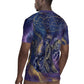 Onuris Rugby Jersey Cosmic Warrior Egyptian God Eye of Horus Spears Starry Night