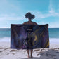 Onuris Sarong Cosmic Warrior Egyptian God Eye of Horus Spears Starry Night