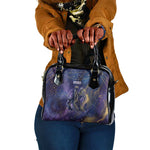 Onuris Shoulder Handbag Cosmic Warrior Egyptian God Eye of Horus Spears Starry Night