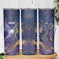 Onuris Skinny Tumbler Cosmic Warrior Egyptian God Eye of Horus Spears Starry Night