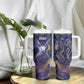 Onuris Tumbler With Handle Cosmic Warrior Egyptian God Eye of Horus Spears Starry Night