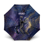 Onuris Umbrella Cosmic Warrior Egyptian God Eye of Horus Spears Starry Night