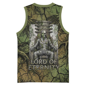 Osiris Basketball Jersey Lord of Eternity Egyptian God Throne Mummy Staffs Ancient
