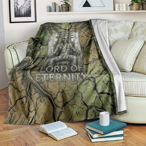 Osiris Blanket Lord of Eternity Egyptian God Throne Mummy Staffs Ancient