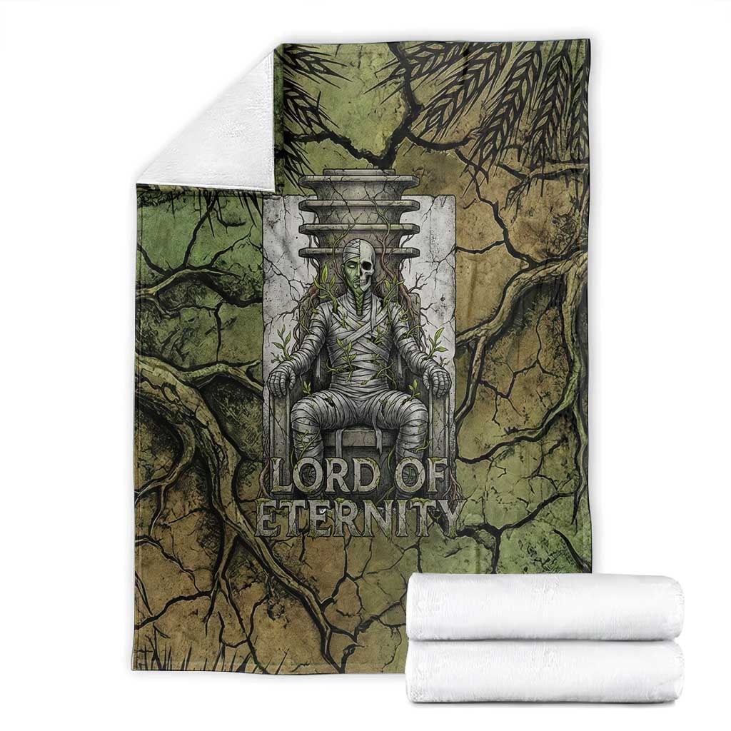 Osiris Blanket Lord of Eternity Egyptian God Throne Mummy Staffs Ancient