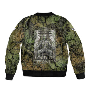 Osiris Bomber Jacket Lord of Eternity Egyptian God Throne Mummy Staffs Ancient