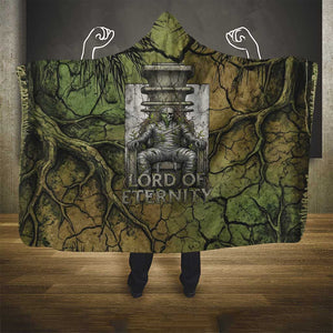 Osiris Hooded Blanket Lord of Eternity Egyptian God Throne Mummy Staffs Ancient