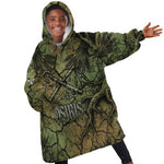 Osiris Kid Wearable Blanket Hoodie Lord of Eternity Egyptian God Throne Mummy Staffs Ancient
