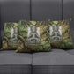 Osiris Pillow Cover Lord of Eternity Egyptian God Throne Mummy Staffs Ancient