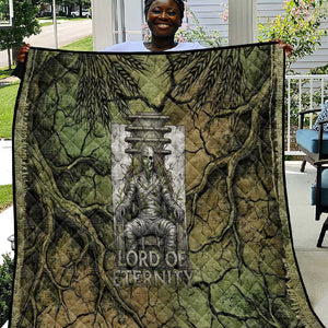 Osiris Quilt Lord of Eternity Egyptian God Throne Mummy Staffs Ancient
