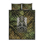 Osiris Quilt Bed Set Lord of Eternity Egyptian God Throne Mummy Staffs Ancient