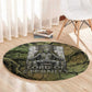 Osiris Round Carpet Lord of Eternity Egyptian God Throne Mummy Staffs Ancient