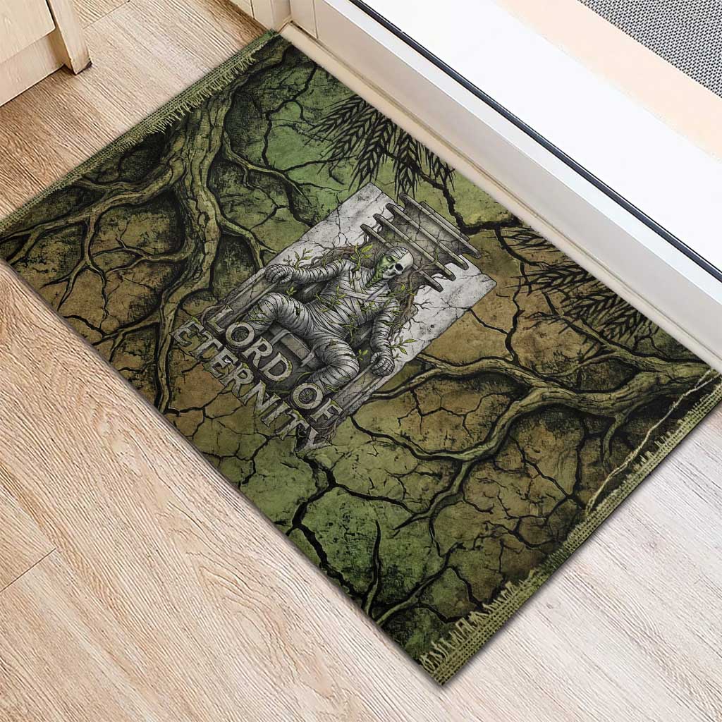 Osiris Rubber Doormat Lord of Eternity Egyptian God Throne Mummy Staffs Ancient
