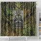 Osiris Shower Curtain Lord of Eternity Egyptian God Throne Mummy Staffs Ancient