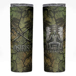 Osiris Skinny Tumbler Lord of Eternity Egyptian God Throne Mummy Staffs Ancient