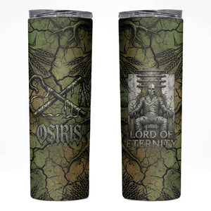 Osiris Skinny Tumbler Lord of Eternity Egyptian God Throne Mummy Staffs Ancient