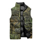 Osiris Sleeveless Puffer Jacket Lord of Eternity Egyptian God Throne Mummy Staffs Ancient