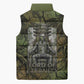 Osiris Sleeveless Puffer Jacket Lord of Eternity Egyptian God Throne Mummy Staffs Ancient