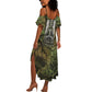 Osiris Summer Maxi Dress Lord of Eternity Egyptian God Throne Mummy Staffs Ancient