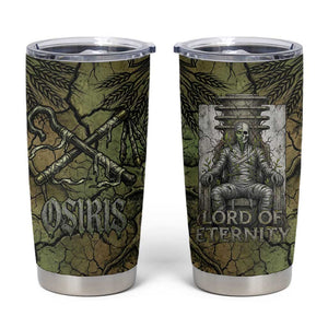 Osiris Tumbler Cup Lord of Eternity Egyptian God Throne Mummy Staffs Ancient