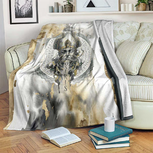 Osiris Egyptian Blanket God of Afterlife Feather Scale Judgment Eye of Horus