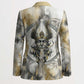 Osiris Egyptian Blazer God of Afterlife Feather Scale Judgment Eye of Horus