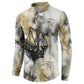 Osiris Egyptian Button Sweatshirt God of Afterlife Feather Scale Judgment Eye of Horus