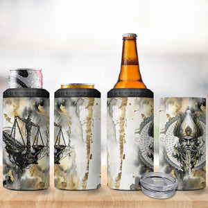 Osiris Egyptian 4 in 1 Can Cooler Tumbler God of Afterlife Feather Scale Judgment Eye of Horus