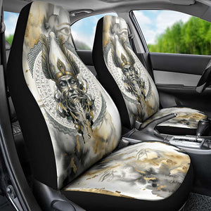 Osiris Egyptian Car Seat Cover God of Afterlife Feather Scale Judgment Eye of Horus