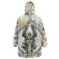 Osiris Egyptian Kid Wearable Blanket Hoodie God of Afterlife Feather Scale Judgment Eye of Horus