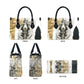 Osiris Egyptian Leather Bag God of Afterlife Feather Scale Judgment Eye of Horus