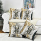 Osiris Egyptian Pillow Cover God of Afterlife Feather Scale Judgment Eye of Horus