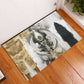 Osiris Egyptian Rubber Doormat God of Afterlife Feather Scale Judgment Eye of Horus