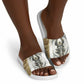 Osiris Egyptian Slide Sandals God of Afterlife Feather Scale Judgment Eye of Horus
